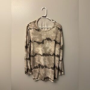 Women's Earthy Tie-Dye Long Sleeve Tee